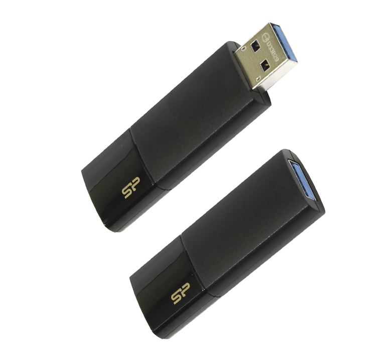Флеш накопитель USB 3.0 Silicon Power Blaze B05, пластик, черный, 8 Gb