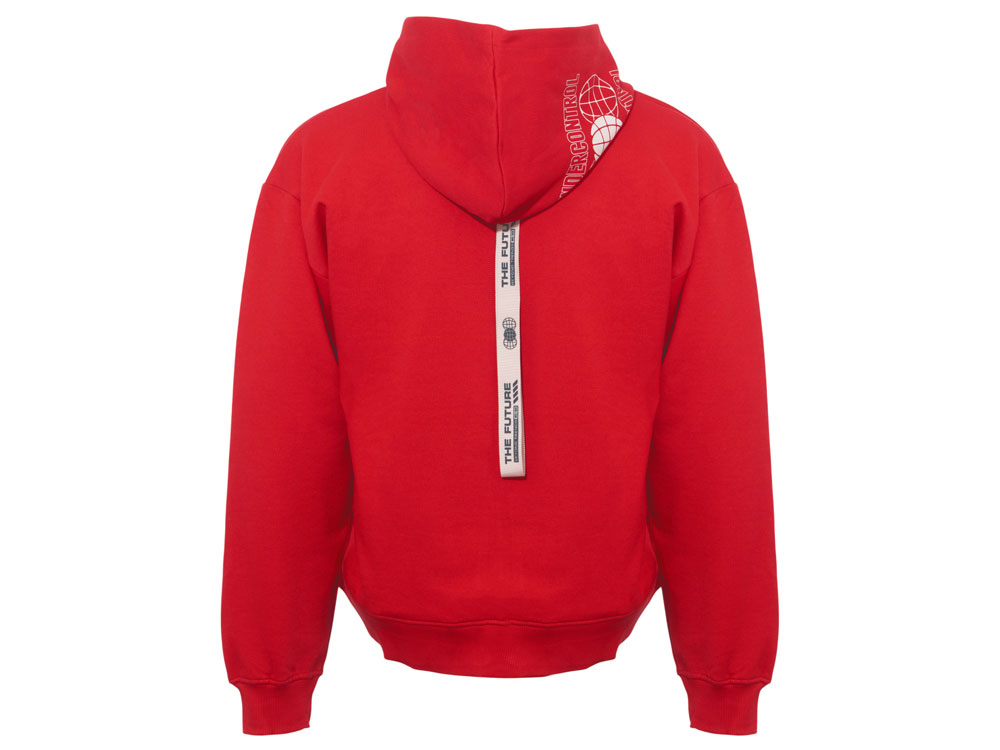 Толстовка оверсайз с капюшоном на молнии Monaco