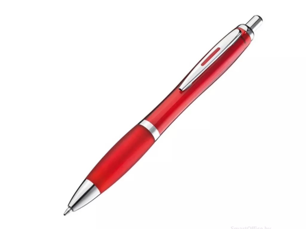 Ручка шариковая, пластик, красный,  Moscow