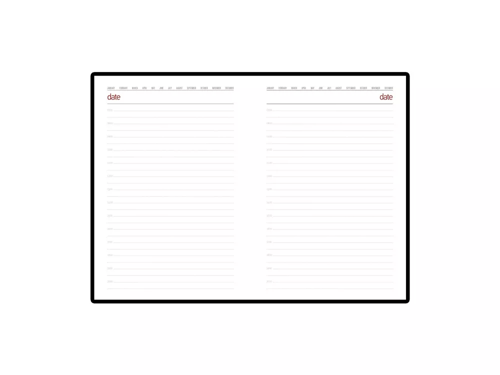 Ежедневник недатированный с магнитным клапаном А5 Waltz