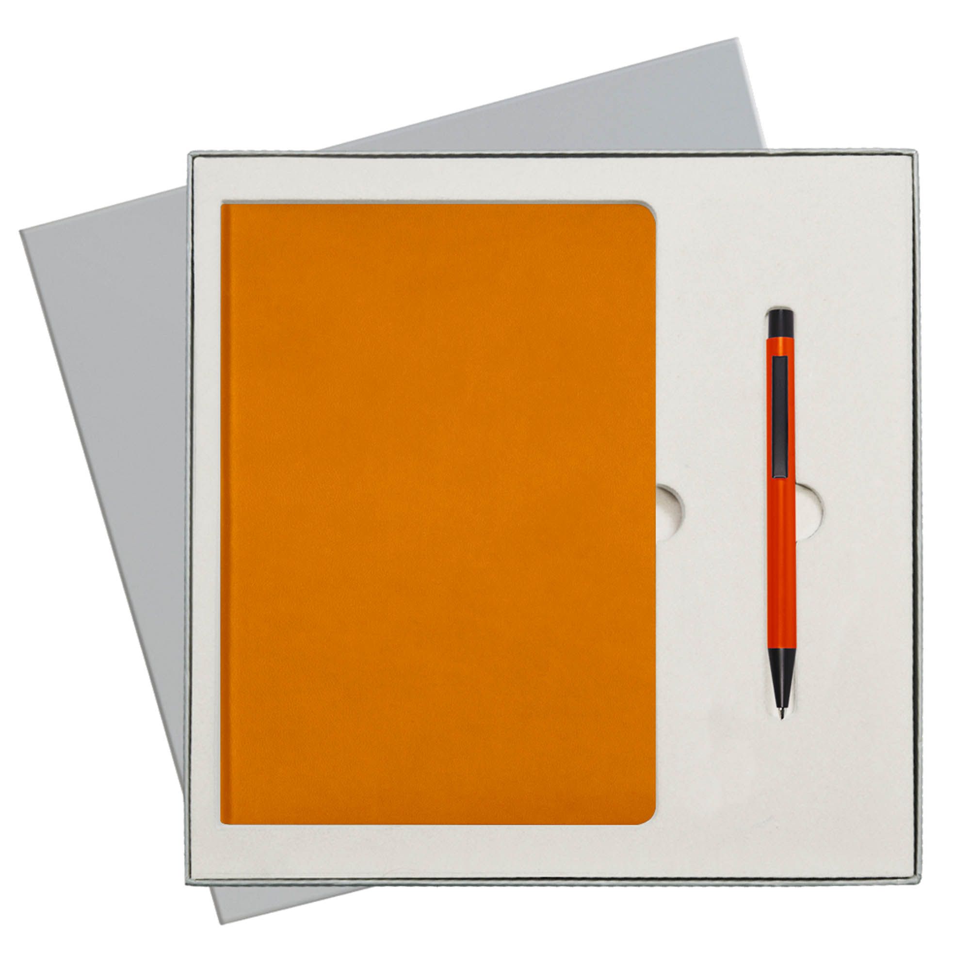 Подарочный набор Portobello/Sky оранжевый (Ежедневник недат А5 Ручка) беж. ложемент