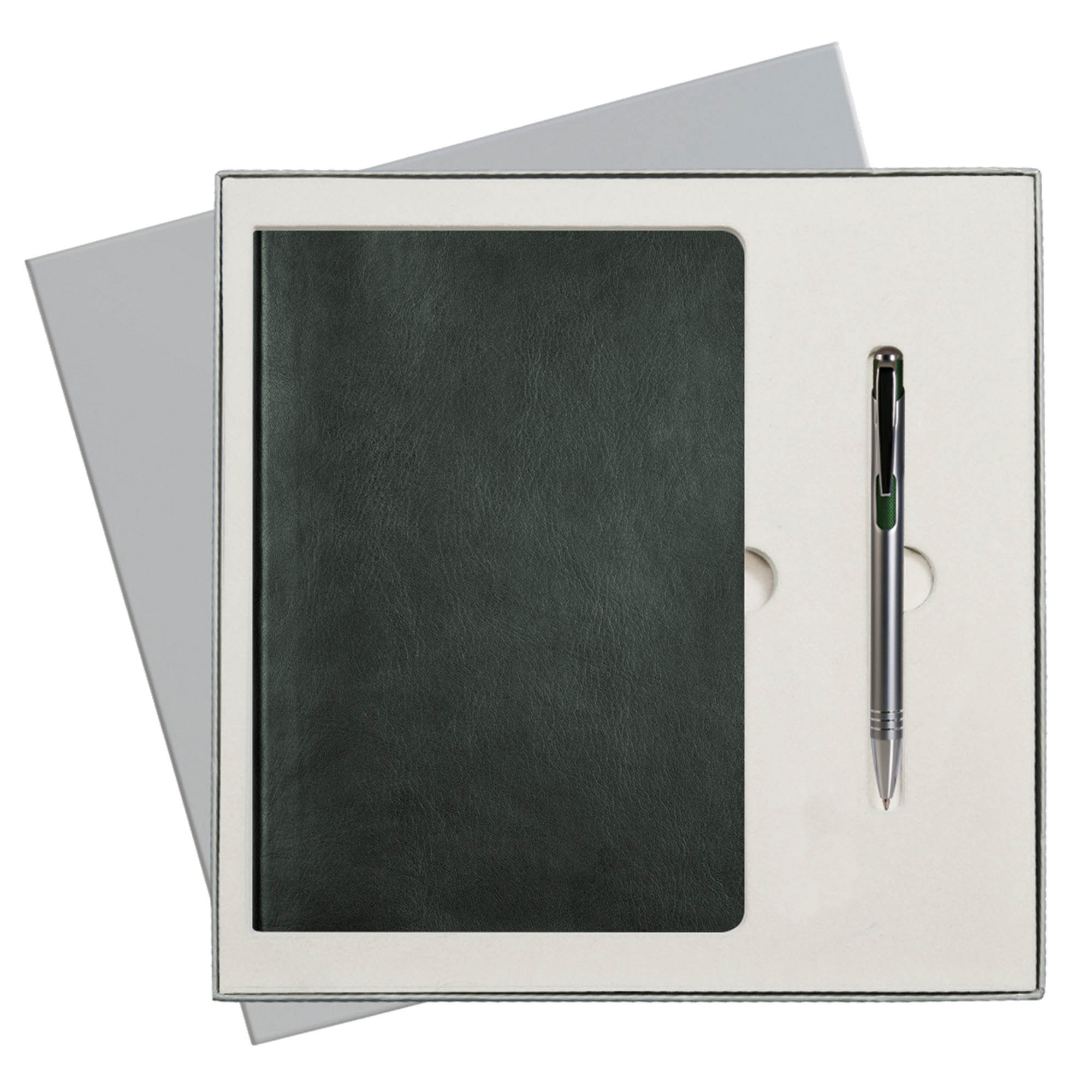 Подарочный набор Portobello/Voyage зеленый (Ежедневник недат А5 Ручка) беж. ложемент