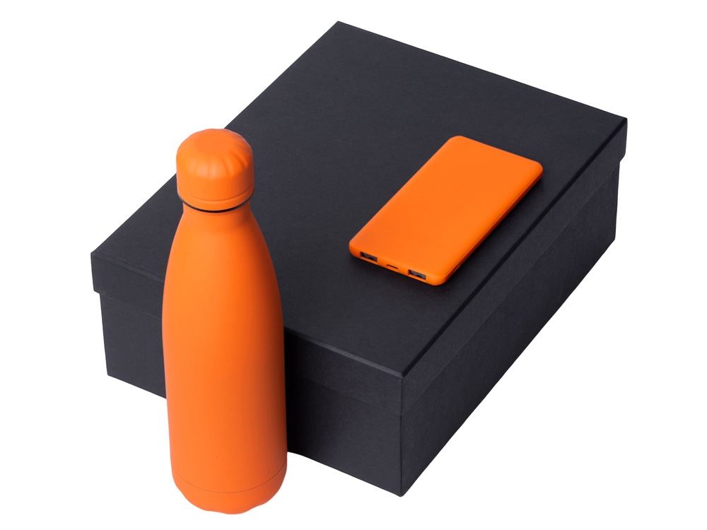 Подарочный набор COLOR IT с термобутылкой и повербанком, 5000 mAh