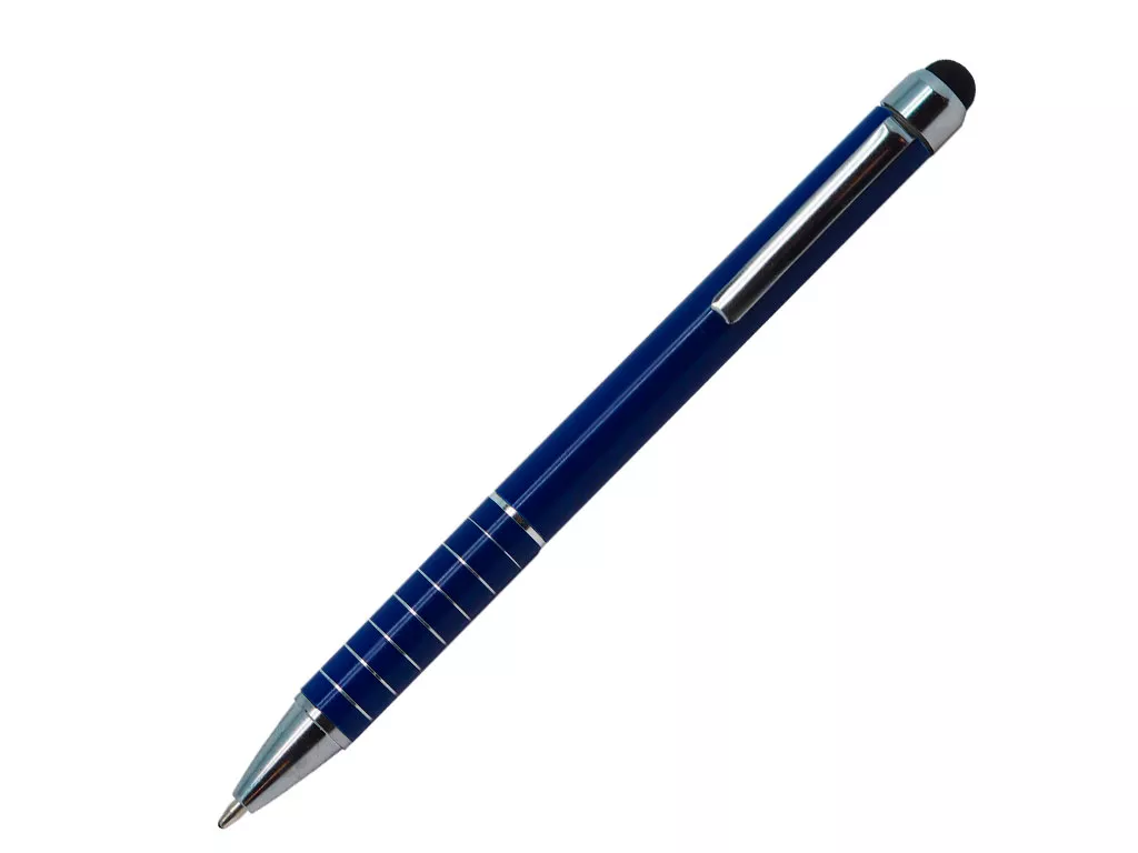 Ручка шариковая, металл, SHORTY с функцией ТАЧПЕН, синий