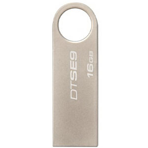 Флеш накопитель USB 2.0 Kingston DataTraveler SE9, металл, серебристый