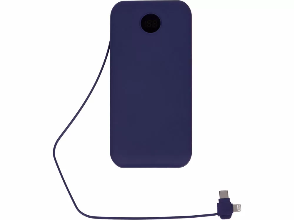 Внешний беспроводной аккумулятор с подсветкой лого Astro, soft-touch, 10000 mAh
