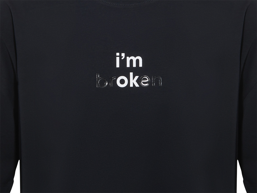 Футболка оверсайз Vienna унисекс с нанесением Трафарет Скульптура 2 цвета, размер S