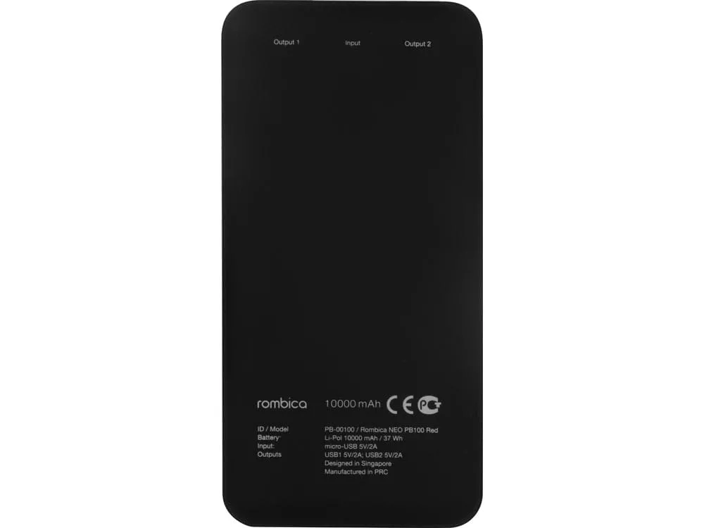 Внешний аккумулятор NEO PB100, 10000 mAh