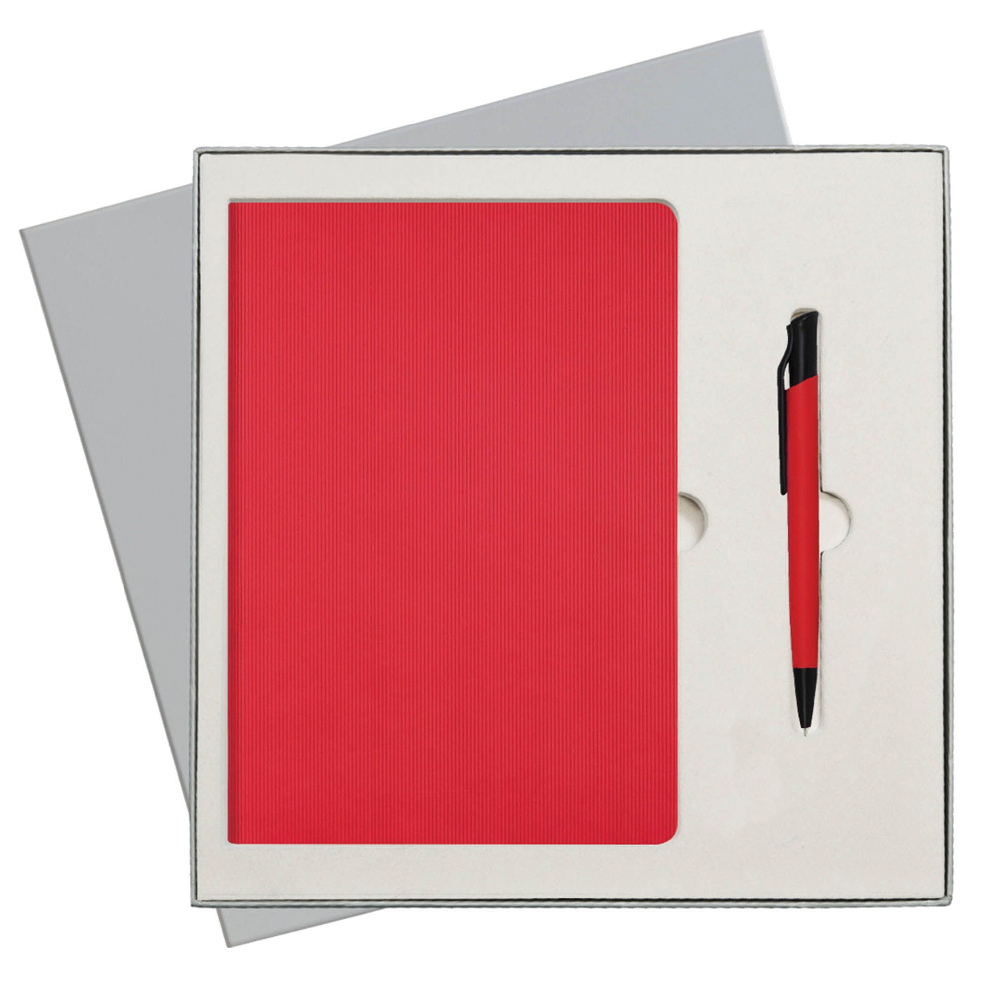 Подарочный набор Portobello/Rain красный (Ежедневник недат А5 Ручка) беж. ложемент