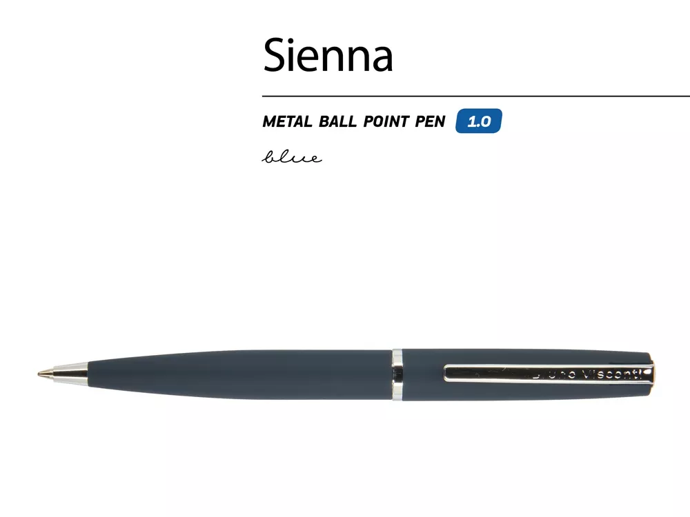 Ручка металлическая шариковая Sienna
