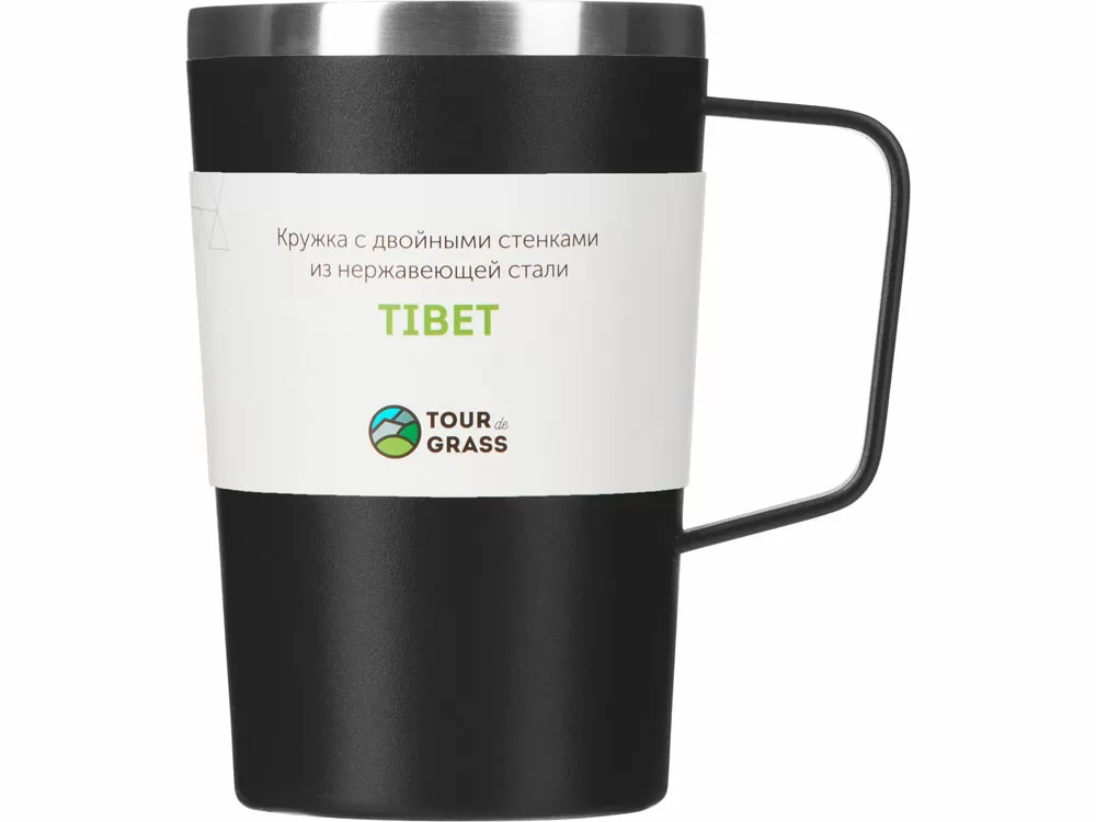 Стальная кружка с двойными стенками и порошковым покрытием Tibet