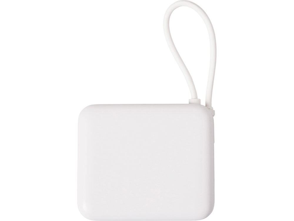 Внешний аккумулятор со встроенным кабелем Liri, QC/PD, 10000 мАч