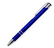 Ручка шариковая, COSMO HEAVY, металл, синий/серебро
