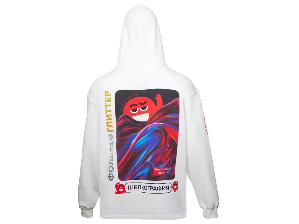 Шелкография на худи